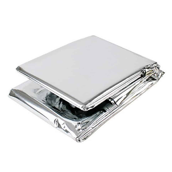 Couverture de sauvetage en aluminium