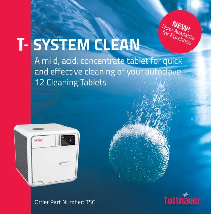 System Clean - Pastilles nettoyante pour autoclave T-Edge