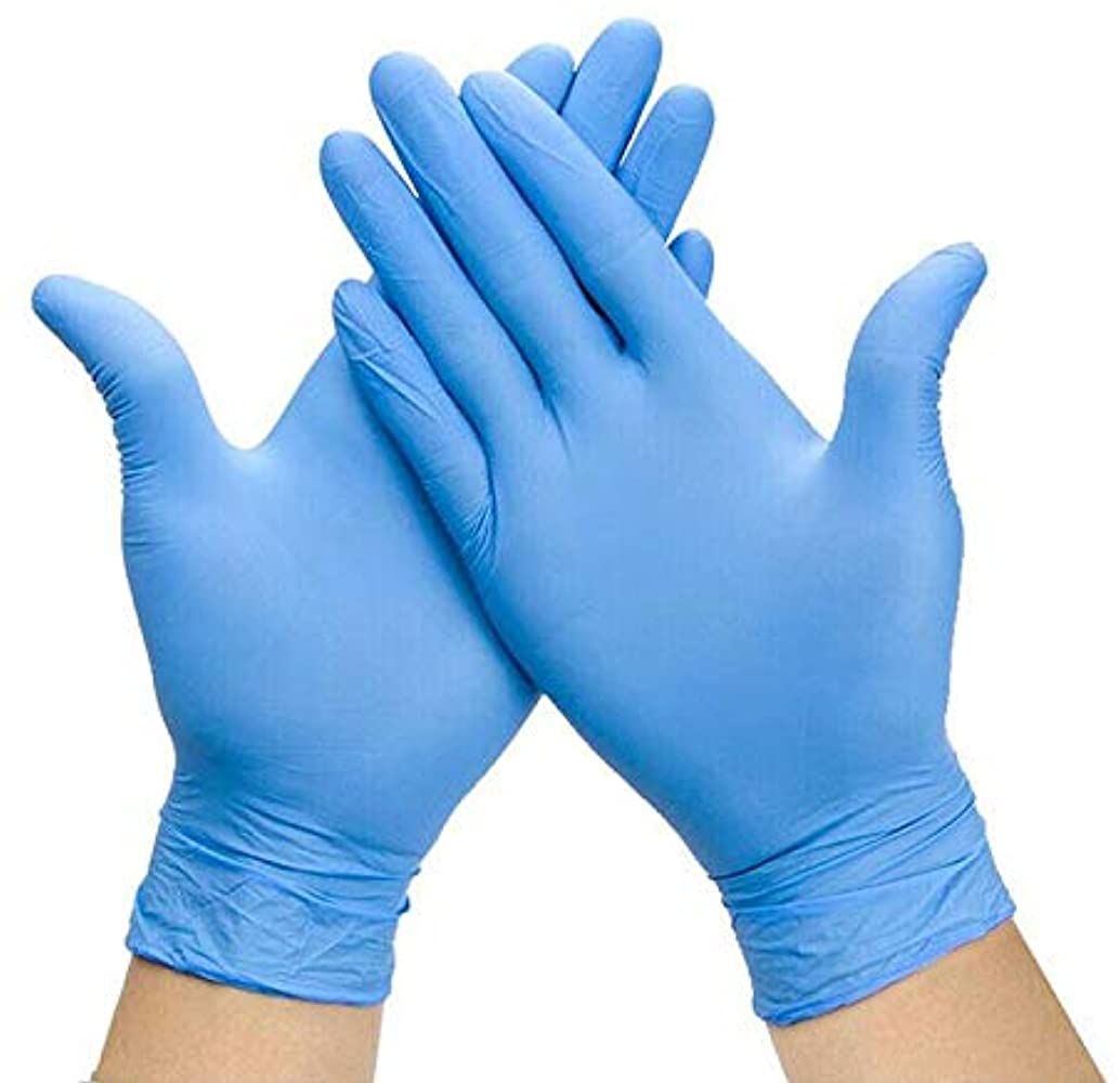 Gants d'examen non-poudrés en Nitrile