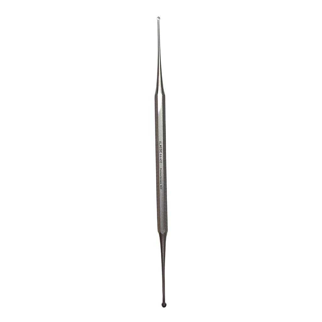 Curette excavatrice à double tête: 1.5 mm &amp; 2.5 mm. - Rég.: 55,00$