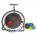 Rebounder adjustable angle with handle - round