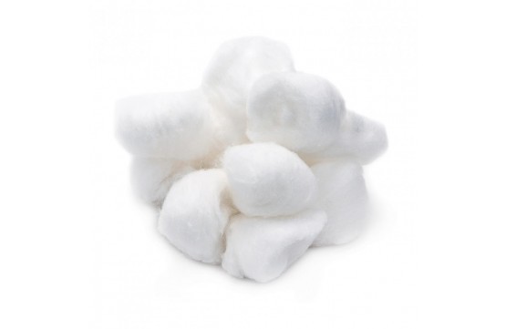Ball of absorbent cotton large
