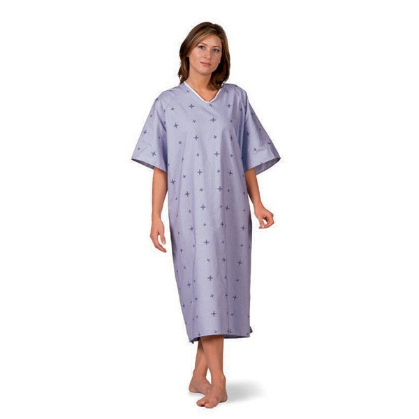 Patient gown - Complete overlap