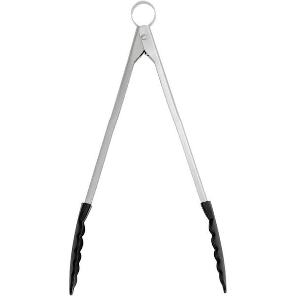 Locking stainless steel hot wrap tongs