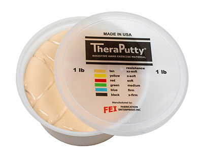 [100-670] Pâte à modeler Theraputty (Beige [xx-faible], 0.45 Kg (1.00 lbs))