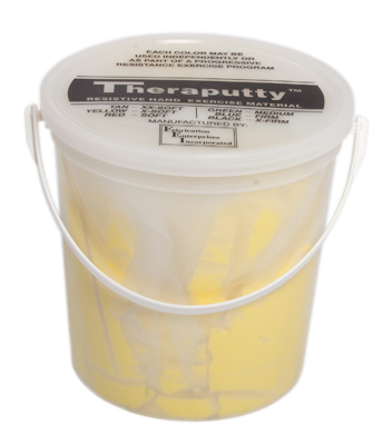 [103-445] Pâte à modeler Theraputty (Jaune [x-faible], 2.27 Kg (5.00 lbs))