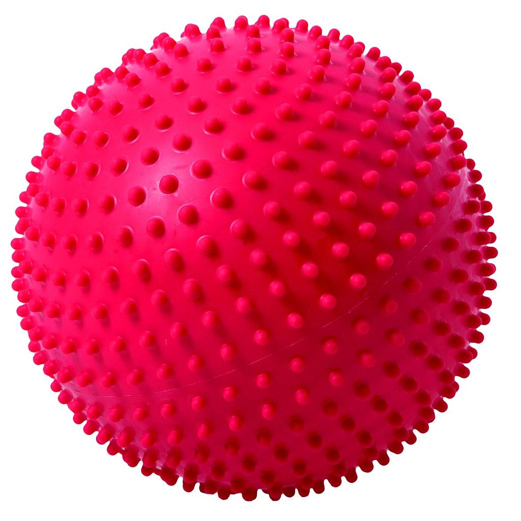 [115-081] Knobbly textured ball for children (Yellow)
