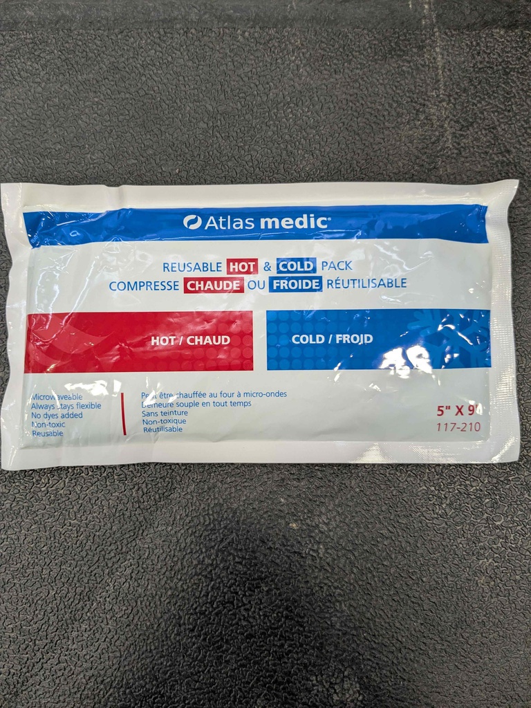 Atlas Medic cold/hot gel compress - 13 cm (5&quot;) x 23 cm (9&quot;)