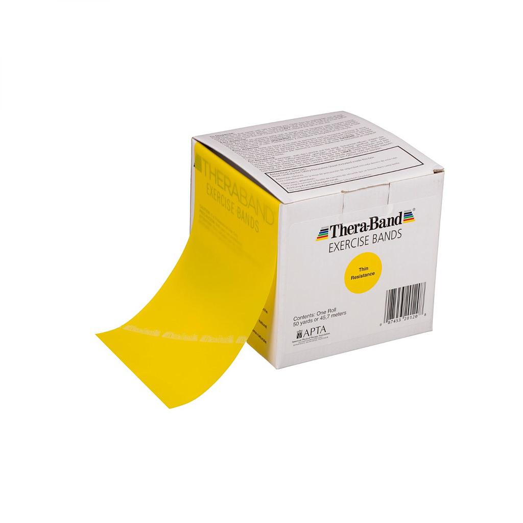 [100-635] TheraBand exercise band (Yellow, 45.72 m (150.00'))