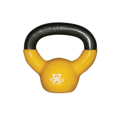 Kettlebell en fonte recouvert de vinyle