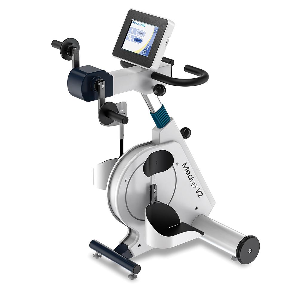 Motorized active / passive V2 pedal exerciser