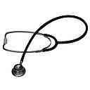 Stethoscope, dual head with sensitive aluminum chestpiece