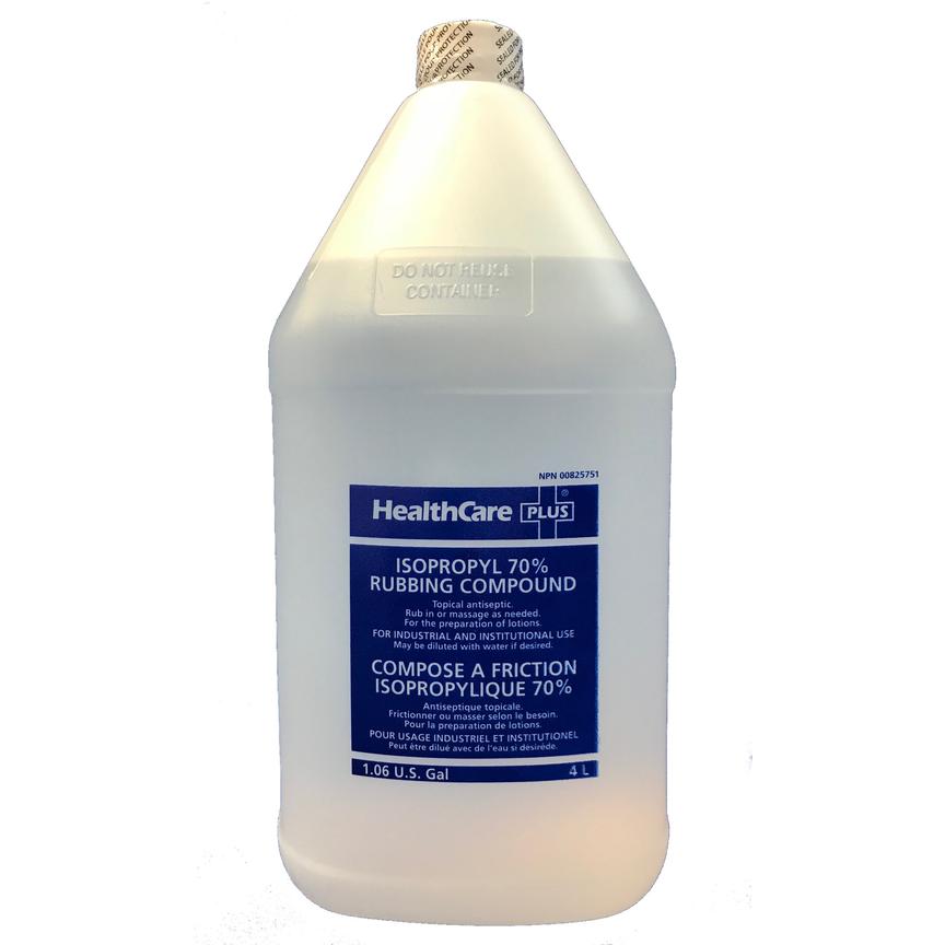 70% Isopropyl Alcohol USP - 4 liters