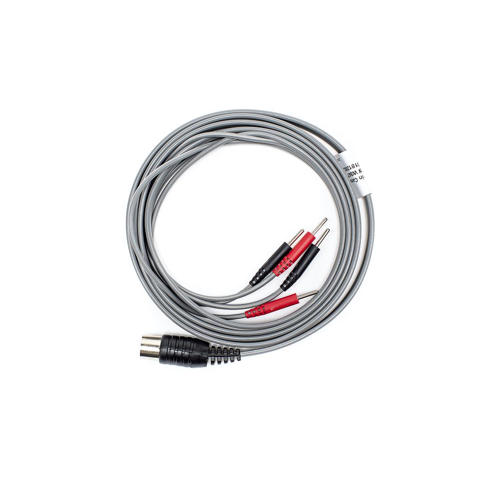 5-DIN patient cable with 4 x 2 mm plugs for Endomed 433