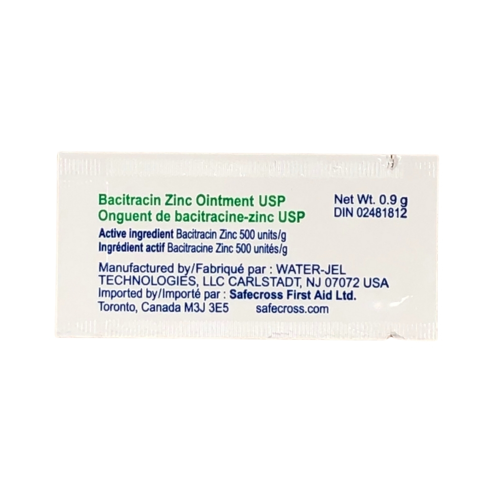 Pommade antibiotique Bacitracine Zinc de premiers soins