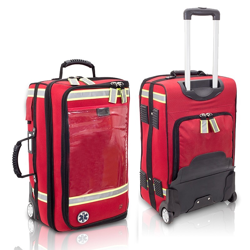 Emergency respiratory bag with built-in trolley - Emerairs