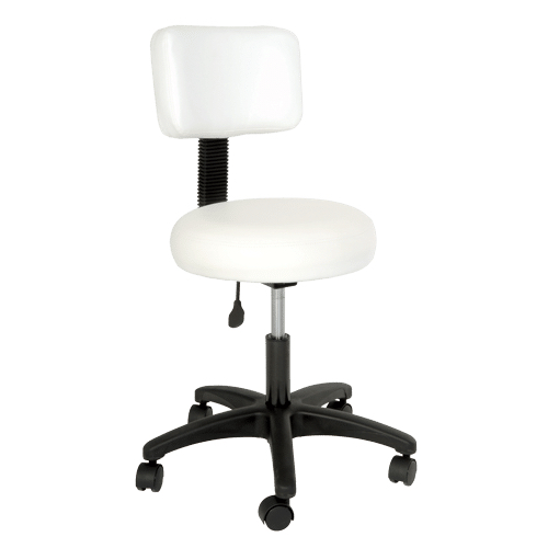 Stool with backrest