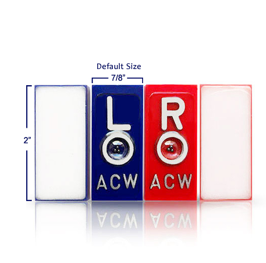 Self-adhesive position indicator x-ray markers