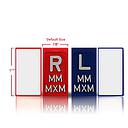 4 cm (1.75&quot;) Self-adhesive lead x-ray markers 