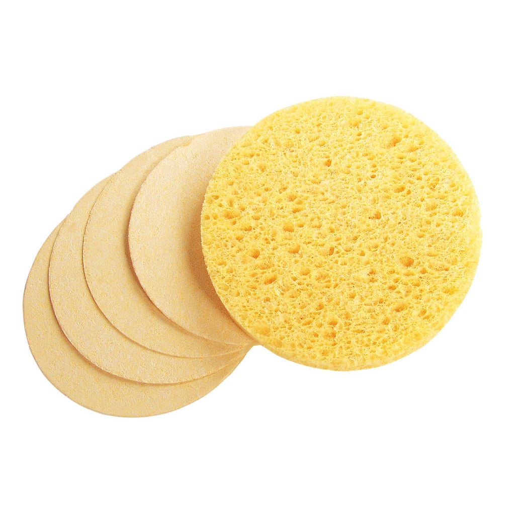 Compressed sponges for vacuum suction cups - 60 mm