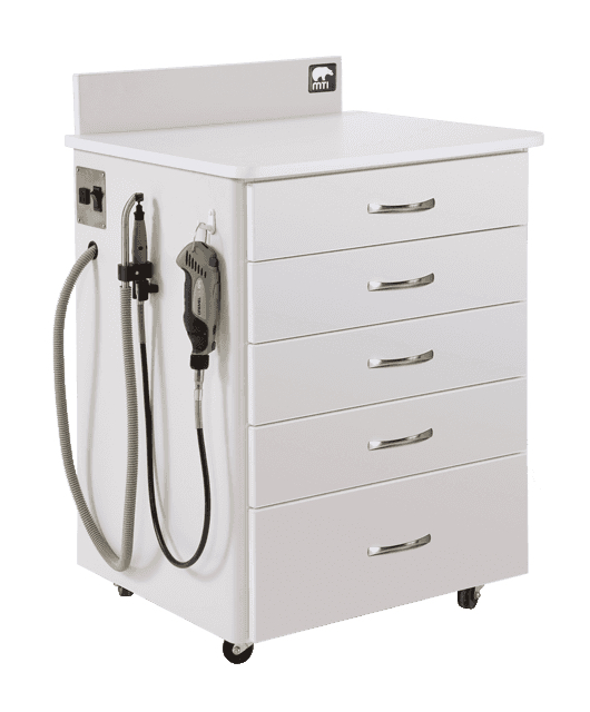 Cabinet de traitement mobile MTCDV-2 avec aspirateur