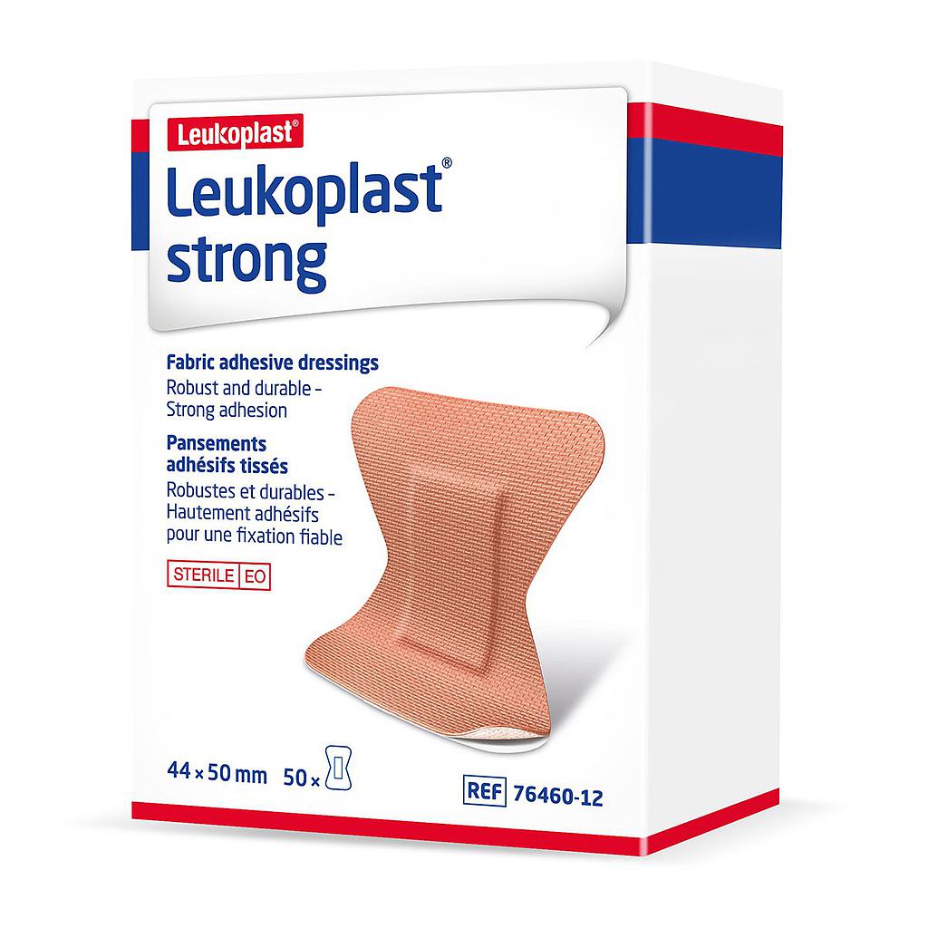 [120-158] Leukoplast Strong - Pansement adhésif en tissu - 4 cm x 5 cm