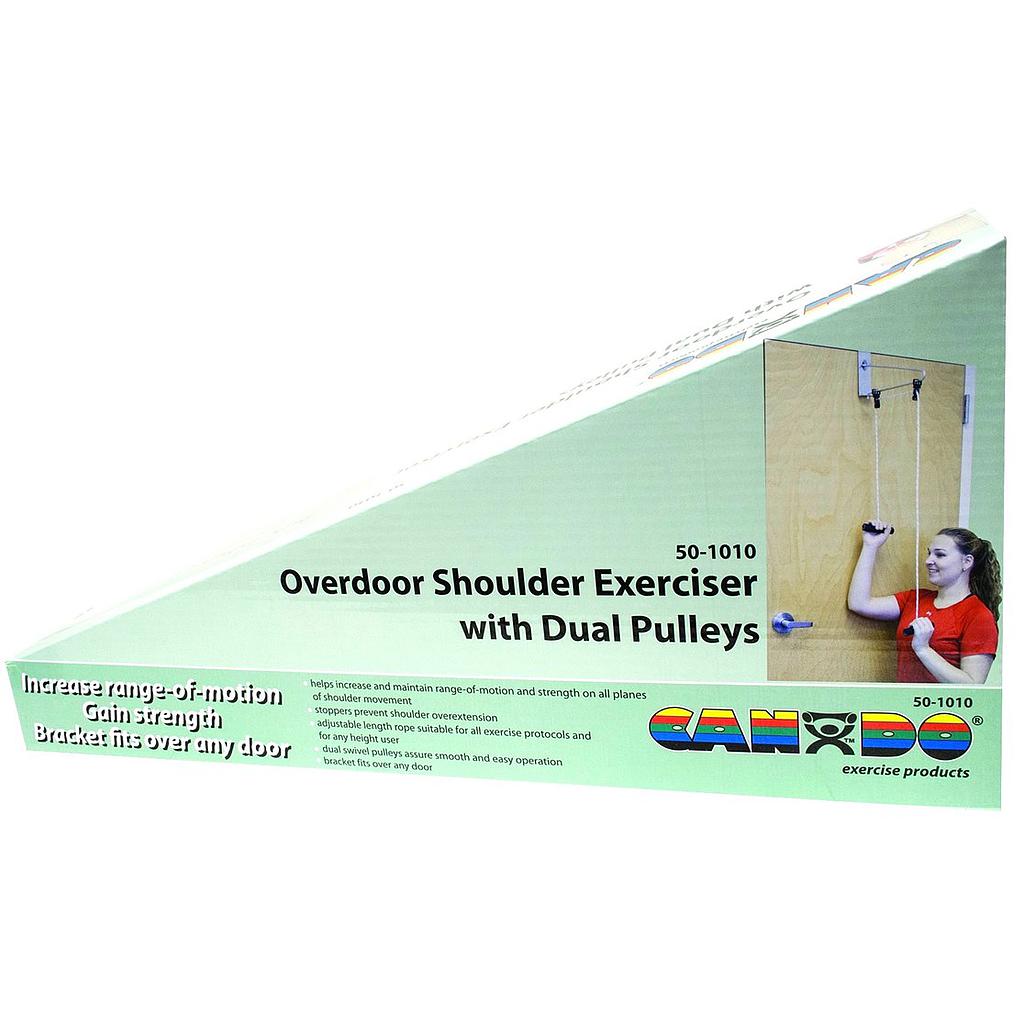 Overdoor shoulder double pulley