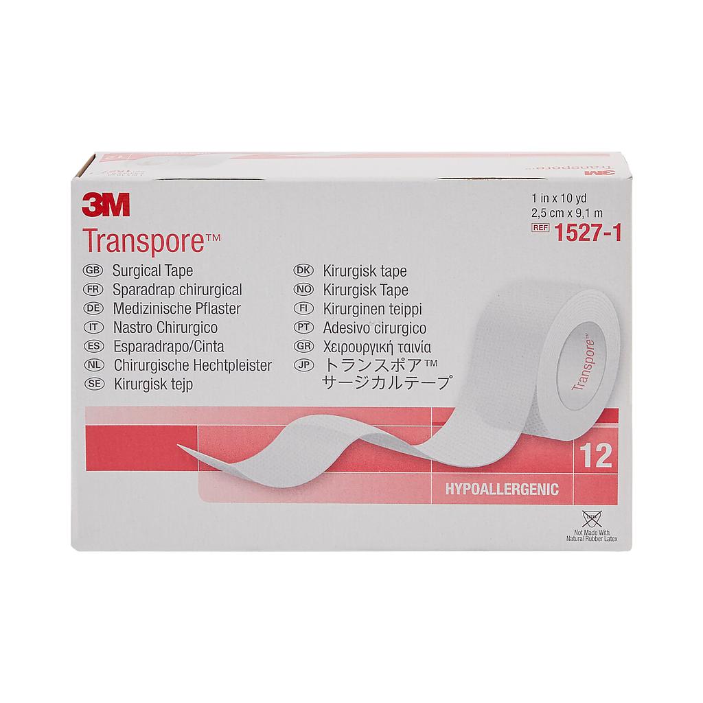 Transpore medical tape - 2.5cm (1&quot;)