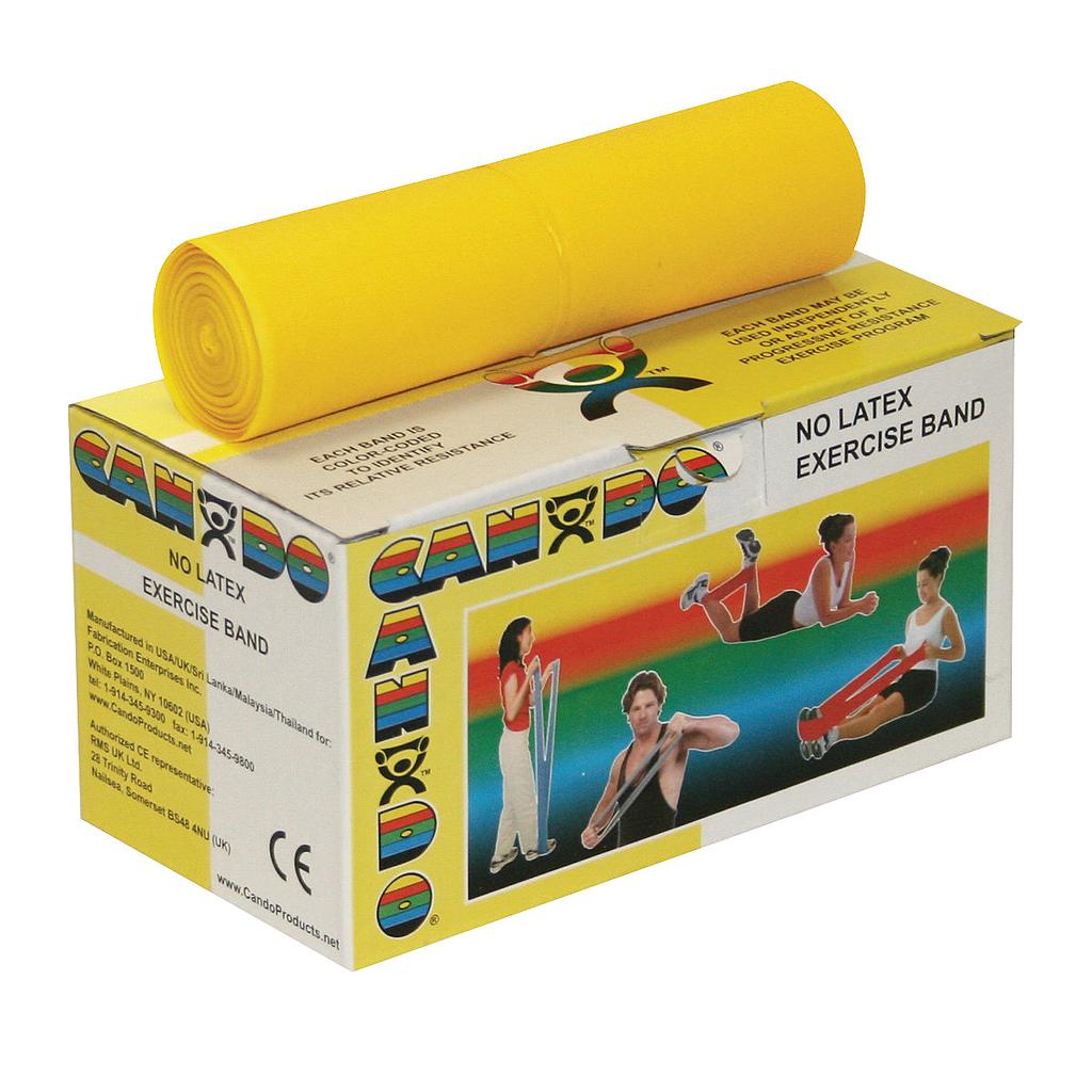 Cando Exercise Band Latex FREE - Yellow - 18 feet - Reg.: $16.75