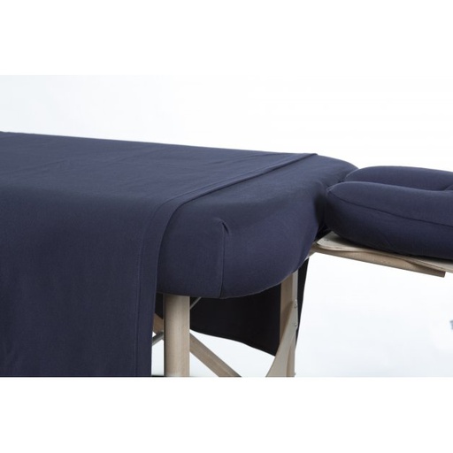 [121-267] Drap contour (Bleu marine, 60.96 cm - 71.12 cm (24.00&quot; - 28.00&quot;))