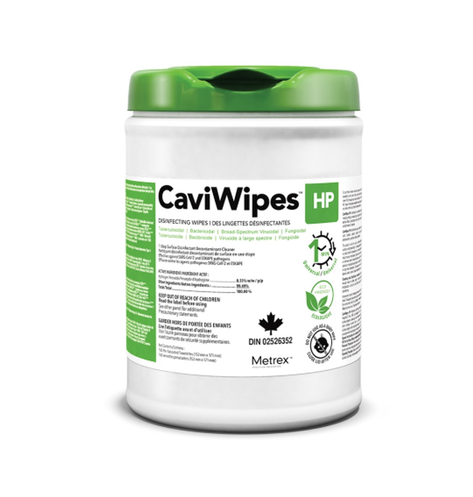 CaviWipes HP disinfectant wipes