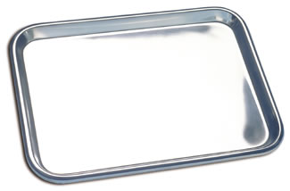 Stainless steel instrument tray