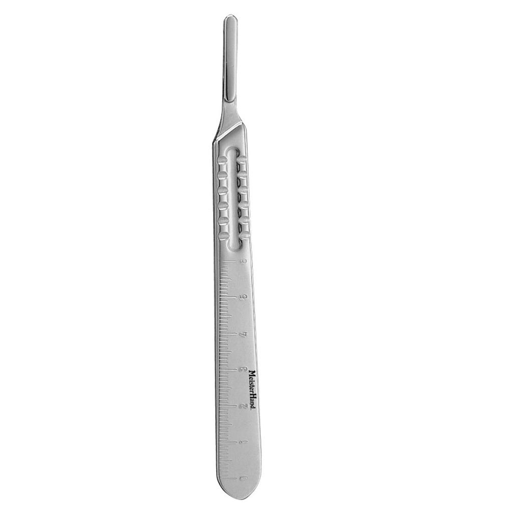 [111-507] Stainless steel #4 scalpel handle - (MH) 