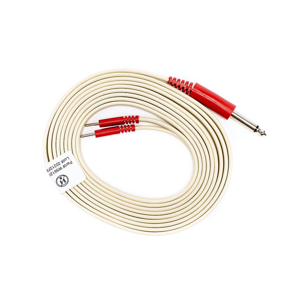 [115-819] Cable with mono plug to Pin for Excel and Dynatronics