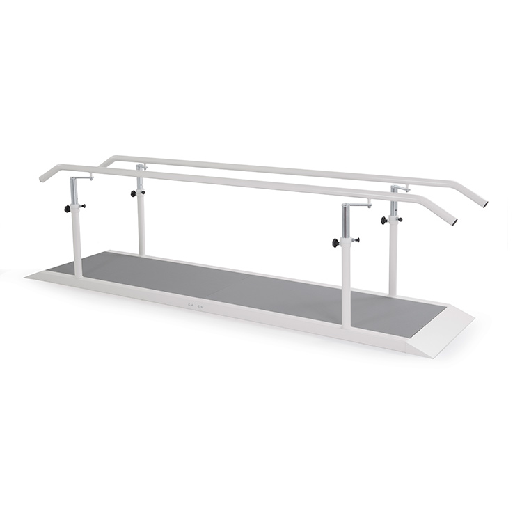 Parallel bars with adjustable height and width