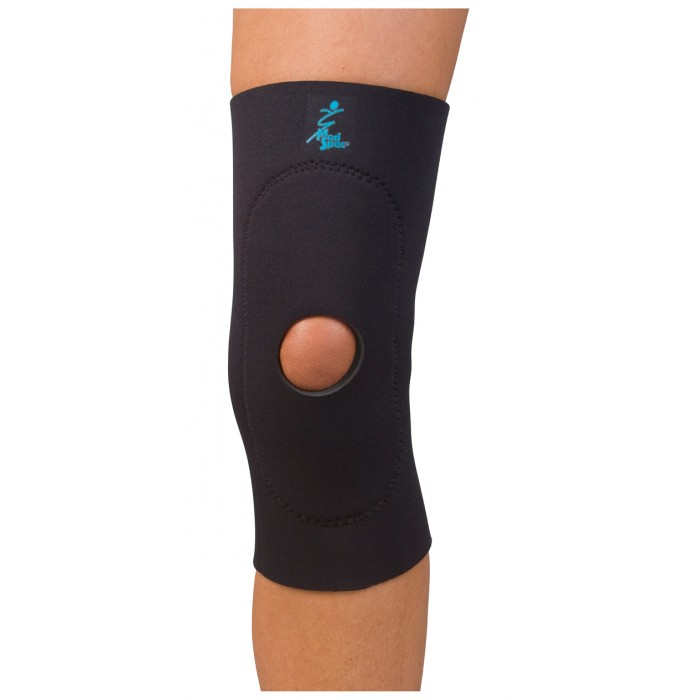 Padded knee sleeve