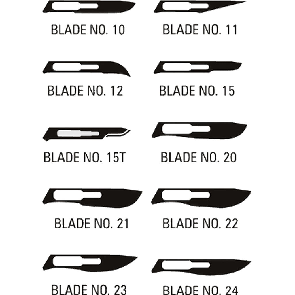 Carbon sterile scalpel blade - Lance