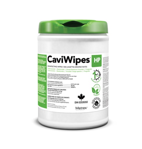 [121-966] CaviWipes HP disinfectant wipes