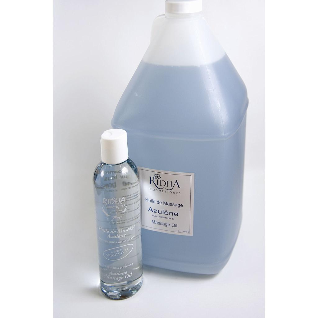 Azulene massage oil